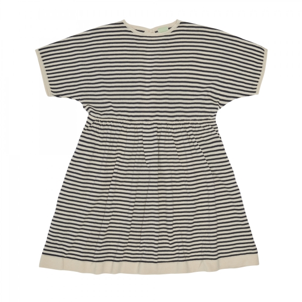 FUB Kleid Streifen - ecru navy